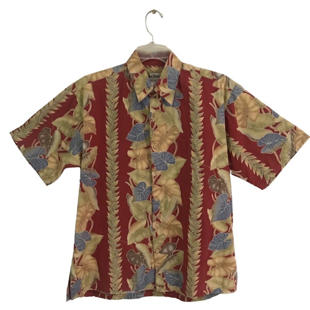 Vintage Cooke St. Honolulu Hawaiian button up shirt M‎